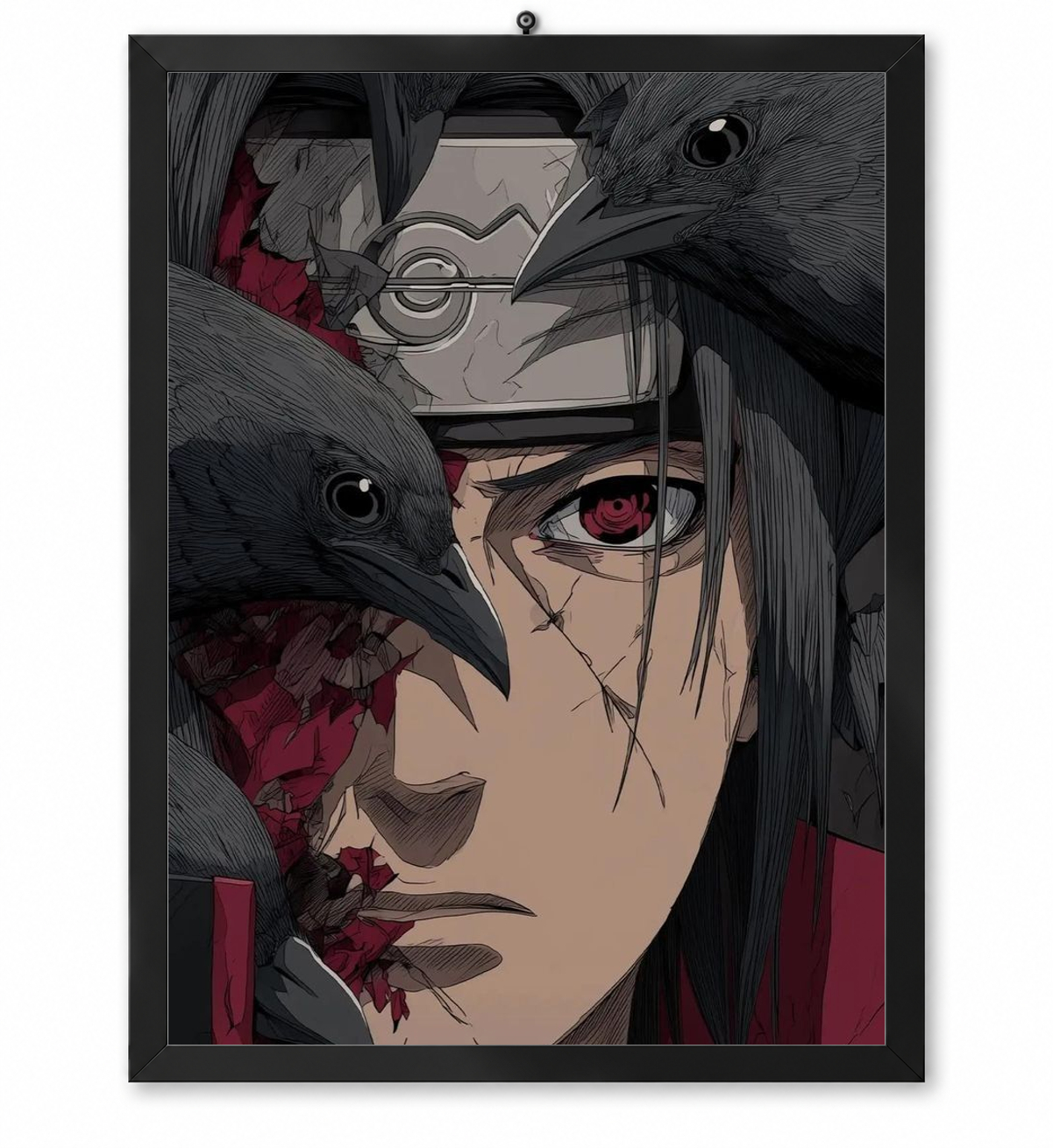 Itachi Dark Crow Aesthetic Art