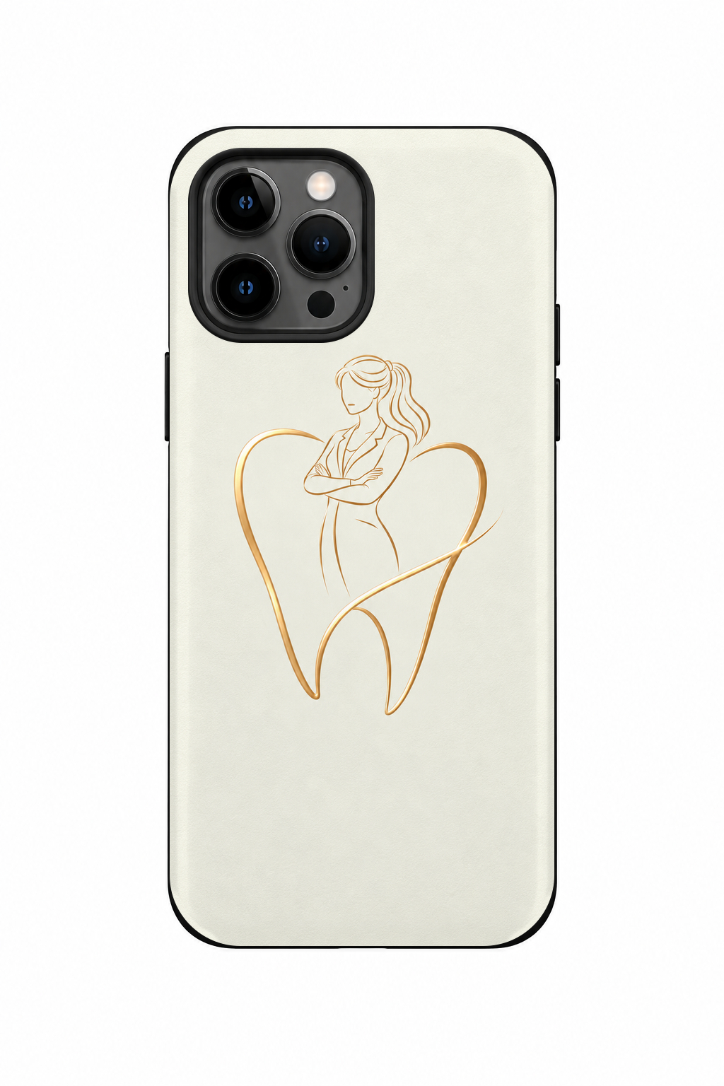 Coque de téléphone Dentiste Élégante au Cœur Doré par abdier – OUBELLE