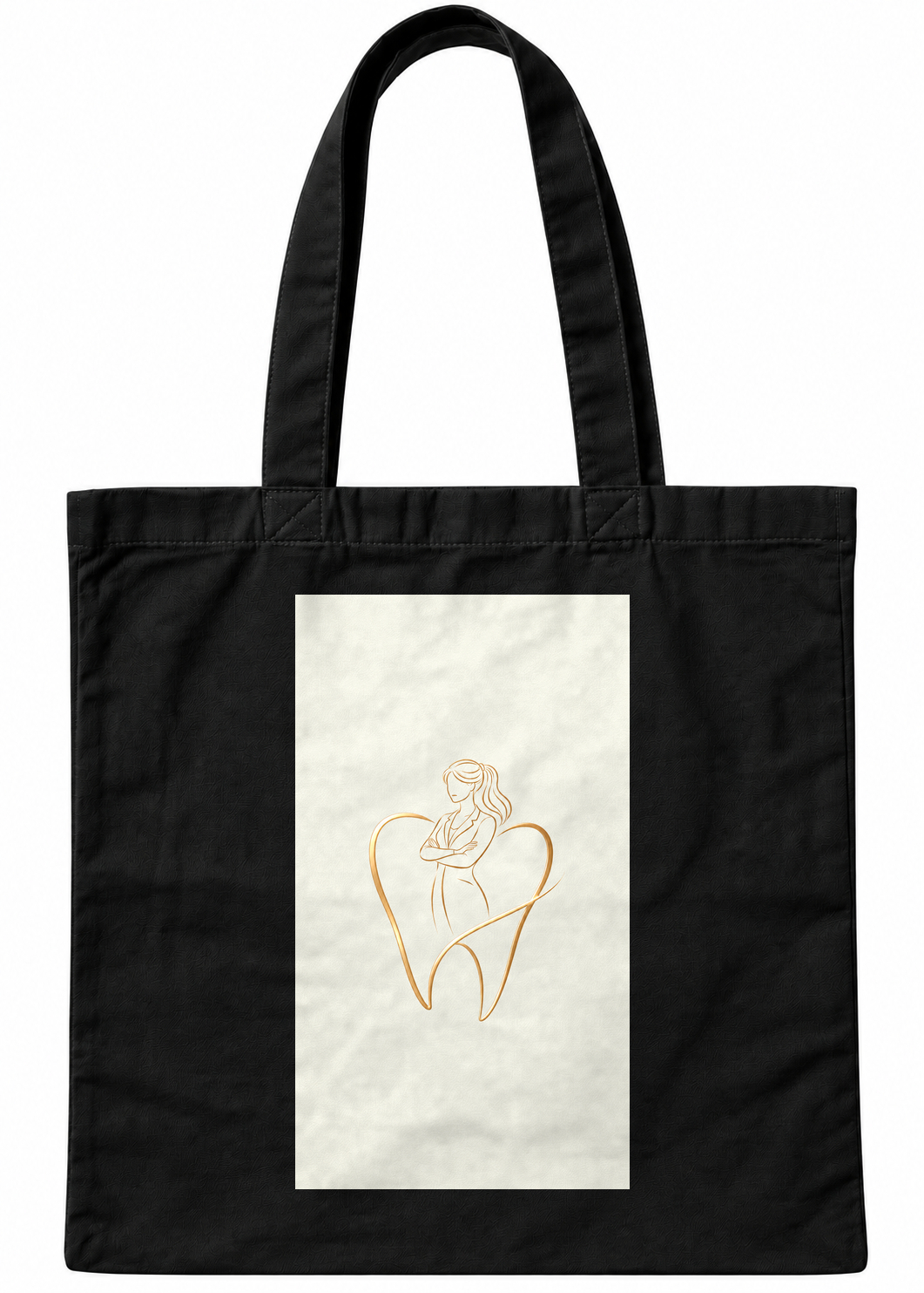 Sac tote Dentiste Élégante au Cœur Doré par abdier – OUBELLE