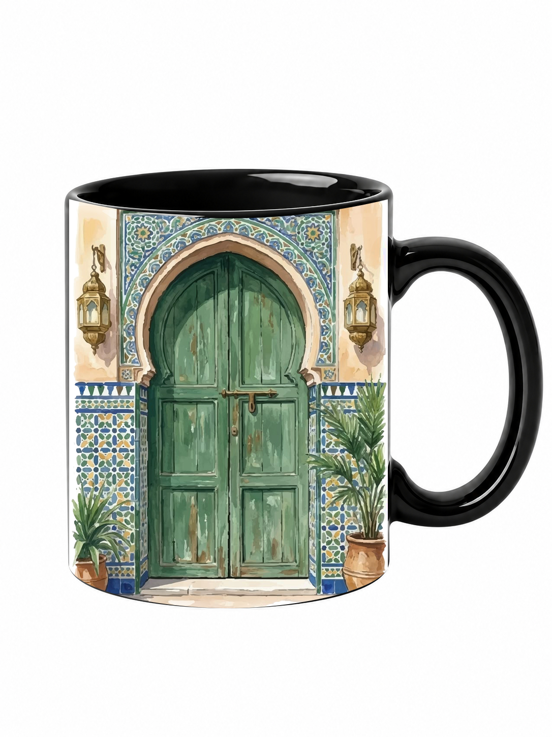 Green Riad Door