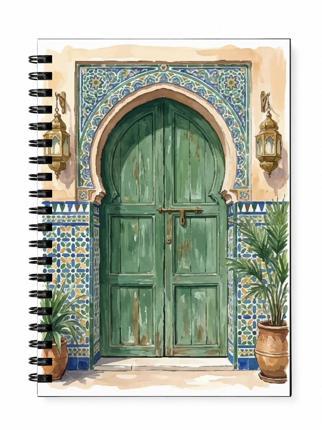 Moroccan Green Door