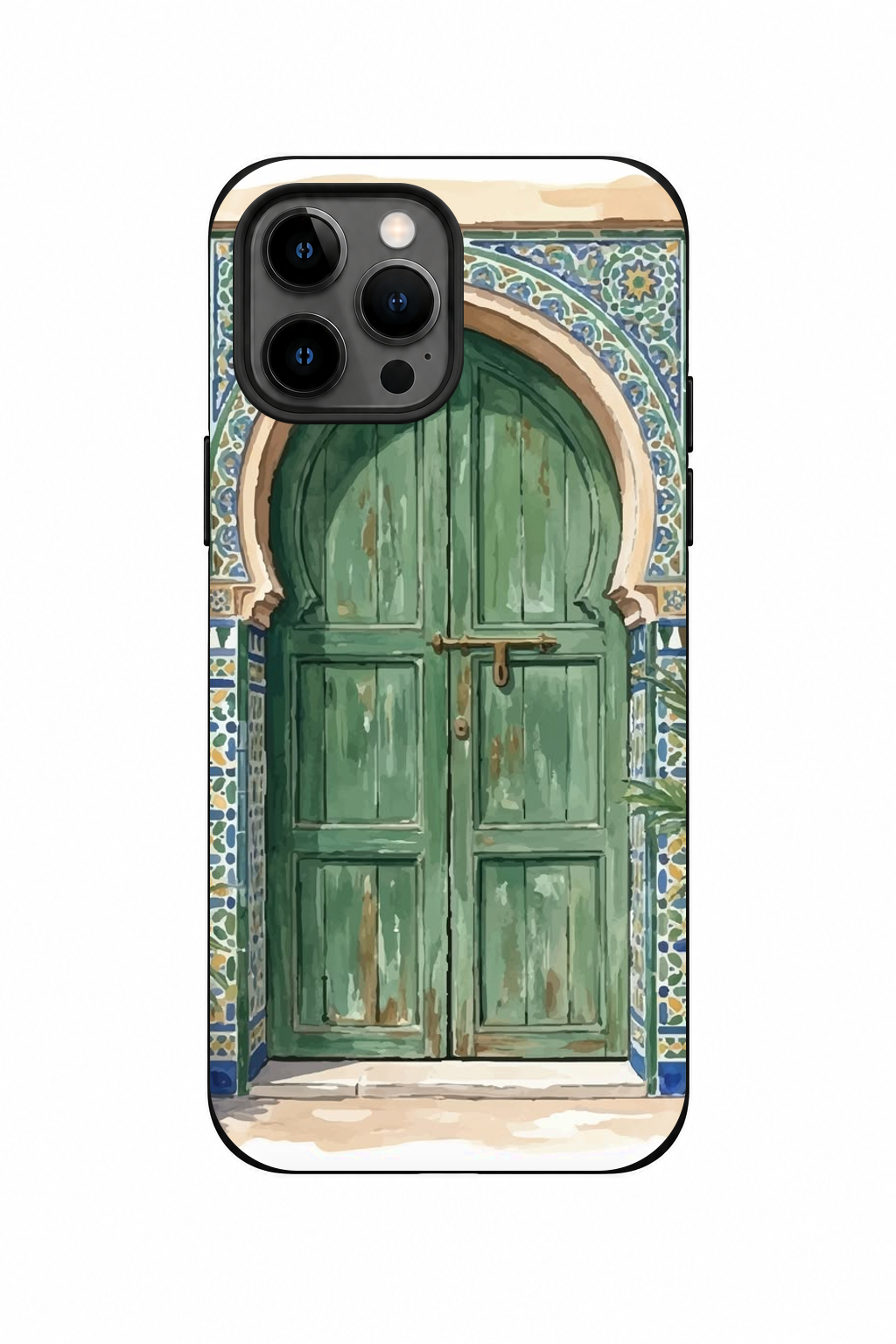 Moroccan Green Door