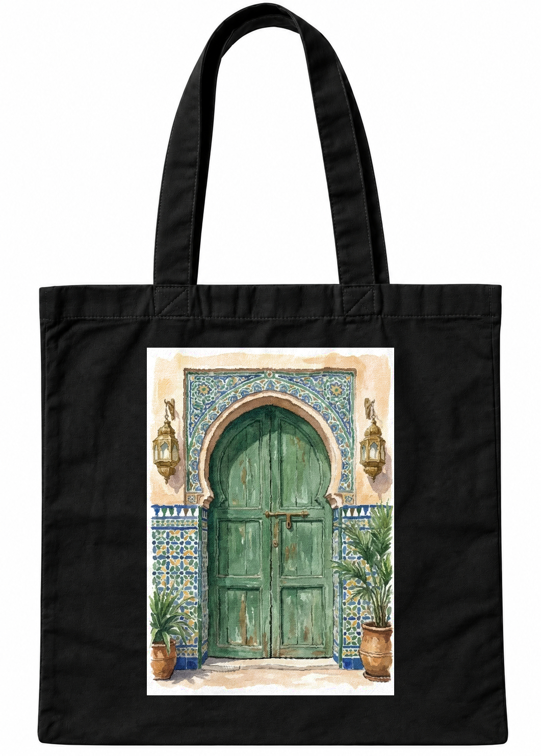 Moroccan Green Door