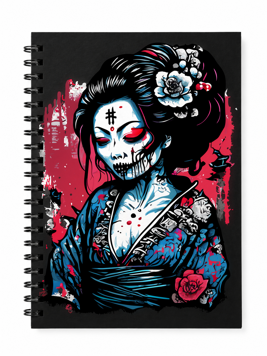 Dark Geisha Skull – Japanese Gothic Woman Skull Art